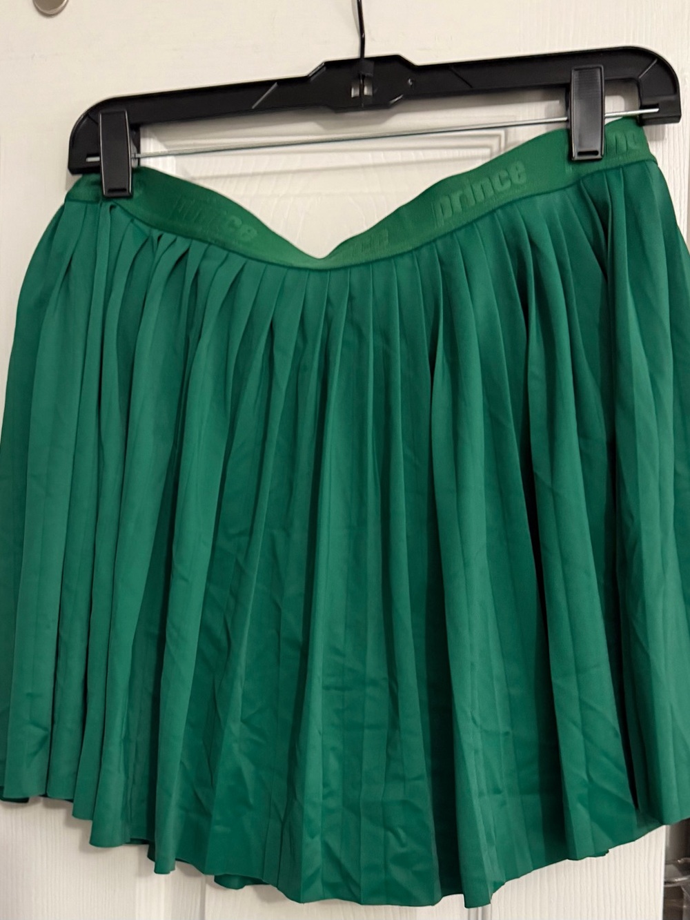Prince Women's Green Pleated Circle Skirt